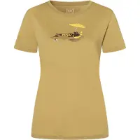 Super.natural Women's Hot Dog Tee Maglia merino Donna (M, sahara / various)