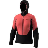 Dynafit Women's Traverse Insulation Hooded Jacket Giacca in pile Donna (S, nero/rosso)