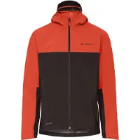 Vaude Moab Rain Jacket Giacca ciclismo Uomo (L, rosso/nero)