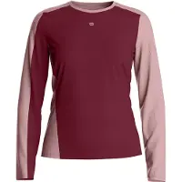 Ortovox Women's 120 Cool Tec Fast Upward L/S Maglia merino Donna (L, rosso)