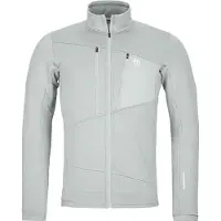 Ortovox Fleece Grid Jacket Giacca in pile Uomo (XXL, grigio)