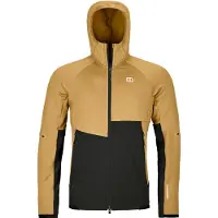 Ortovox Fleece Rib Hoody Giacca in pile Uomo (L, beige)