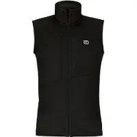Ortovox Fleece Grid Vest Gilet in pile Uomo (S, nero)