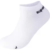 Super.natural Sneaker Socks 2-Pack Calze merino (45-48, bianco)