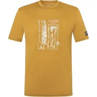 Super.natural Fishing Adventure Tee Maglia merino Uomo (XL, giallo)