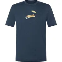 Super.natural Kid's Hot Dog Tee Maglia merino Bambini (152, blu/ various)