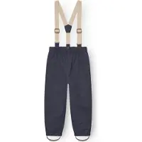 Mini A Ture Kid's Matwilans Suspender Pants Pantaloni antipioggia Bambini (116 - 6 Years, grigio)