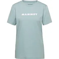 Mammut Women's Core T-Shirt Logo T-shirt Donna (S, grigio/turchese)
