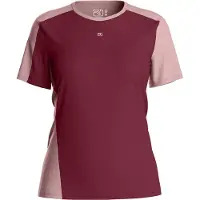 Ortovox Women's 120 Cool Tec Fast Upward T-Shirt Maglia merino Donna (S, rosso)