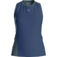 Ortovox Women's 120 Cool Tec Fast Upward Top Maglia merino Donna (XS, blu)