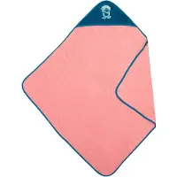 TROLLKIDS Kid's Sandefjord Beach Towel Telo in microfibra (95 x 95 cm, rosa/blu)