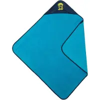 TROLLKIDS Kid's Sandefjord Beach Towel Telo in microfibra (95 x 95 cm, blu)