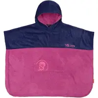 TROLLKIDS Kid's Kvalvika Surf Poncho Poncho da surf Bambini (98, fuchsia)