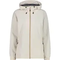 CMP Women's Jacket Fix Hood with Pack Pocket Giacca antipioggia Donna (36, beige)