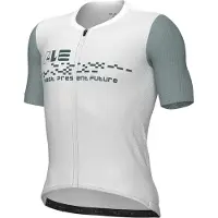 ALÉ PR-E Megabyte 2.0 S/S Jersey Maglietta da ciclismo Uomo (M, grigio)