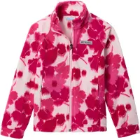 Columbia Kid's Benton Springs II Printed Fleece Giacca in pile Bambini (M, fuchsia)