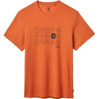 Rab Crimp Repeat Tee Maglia funzionale Uomo (XXL, arancione)