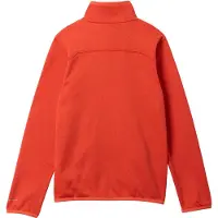 Columbia Kid's Essential Hike Grid Fleece Full Zip Giacca in pile Bambini (S, rosso)