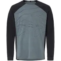 Vaude Moab L/S Pro Shirt Maglietta da ciclismo Uomo (S, grigio)