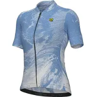 ALÉ Women's PR-E Fan S/S Jersey Maglietta da ciclismo Donna (S, blu)