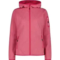 CMP Women's Jacket Fix Hood with Sleeve Pocket Giacca in pile Donna (44, fuchsia)