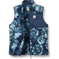 Passenger Women's Fairbanks Full Zip Recycled Sherpa Gilet Gilet in pile Donna (L, blu)