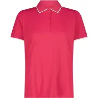CMP Women's Polo Stretch Piquet Maglia polo Donna (40, fuchsia/rosso)