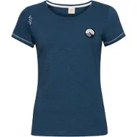 Chillaz Women's Gandia Mountain Patch T-shirt Donna (34, blu)