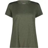 CMP Women's S/S T-Shirt Round Neck Maglia funzionale Donna (48, olivia)