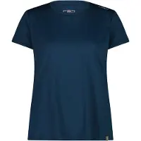 CMP Women's S/S T-Shirt Round Neck Maglia funzionale Donna (38, blu)