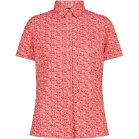 CMP Women's Shortsleeve Shirt with Pattern Camicetta Donna (44, rosso)