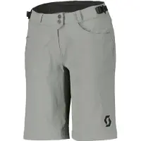 SCOTT Women's Shorts Trail Flow with Pad Pantaloni da ciclismo Donna (XS, grigio)