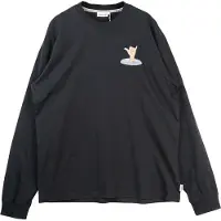 Lakor L/S Back Attack T-Shirt Maglia a manica lunga Uomo (M, nero)