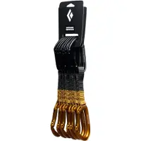 Black Diamond - Set da 6 rinvii per l&amp;#x27;arrampicata - Hotforge Quickpack 12 Cm Amber - Giallo