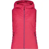 Campagnolo Women's Vest Fix Hood Gilet sintetico Donna (36, fuchsia/rosso)