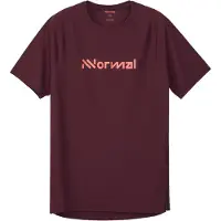 Nnormal - T-shirt tecnico ultraleggero e molto traspirante - Race T-Shirt 02 Burgundy in Poliestere Riciclato - Taglia L - Bordeaux