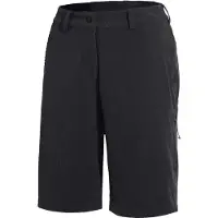Vaude Women's Loamer Base Cord Shorts Pantaloni da ciclismo Donna (40, nero)