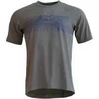Zimtstern Spunz Shirt S/S Maglietta da ciclismo Uomo (M, grigio)