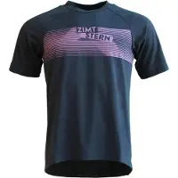 Zimtstern Spunz Shirt S/S Maglietta da ciclismo Uomo (M, blu)