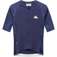 CafÉ Du Cycliste Vinciane Maglietta da ciclismo Uomo (M, blu)