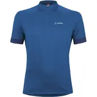 Löffler Bike Shirt Half-Zip Pukka Maglietta da ciclismo Uomo (52, blu)