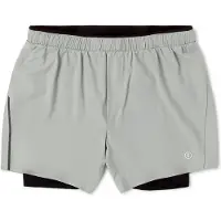 Ciele DLY Short 5'' Longbrief-2 Pantaloncini da running Uomo (XL, grigio)