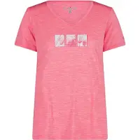 CMP Women's Light Melange T-Shirt Maglia funzionale Donna (40, fuchsia)