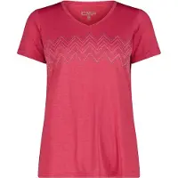 CMP Women's Light Melange T-Shirt Maglia funzionale Donna (44, fuchsia)