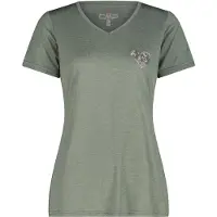 CMP Women's Light Melange T-Shirt Maglia funzionale Donna (46, olivia)