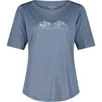 CMP Women's Light Melange T-Shirt Maglia funzionale Donna (42, grigio)