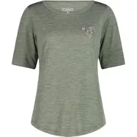 Campagnolo Women's Light Melange T-Shirt Maglia funzionale Donna (40, olivia)