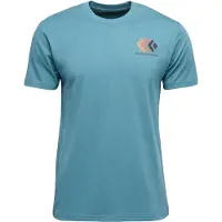 Black Diamond Faded S/S Tee T-shirt Uomo (XL, marrone)