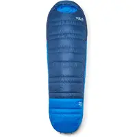 Rab Ascent -6C / 20F Sacco a pelo in piuma (X Long Wide - Body Size: 200 cm, blu)