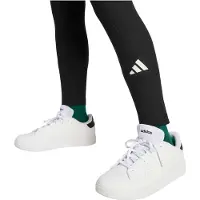 Adidas Girl's Sport Seasonals Collegiate Typography Leggings Bambini (128, nero)